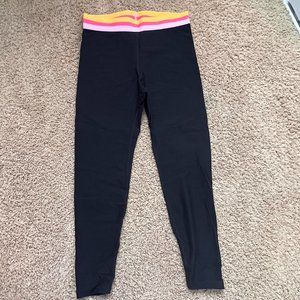 Popflex Tropicana Collection Black Leggings